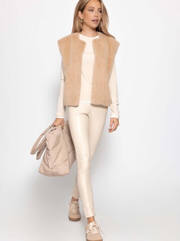 SASSYCLASSY Vest in Beige