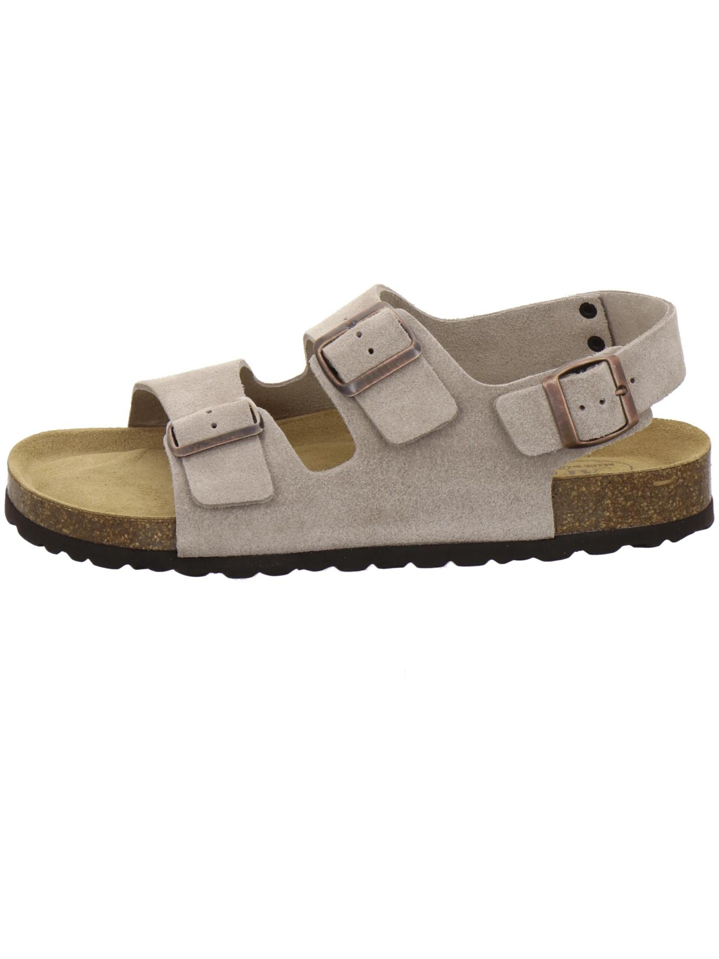 Sandales 'Sandalen Herren quarz Veloursleder' AFS-Schuhe en beige