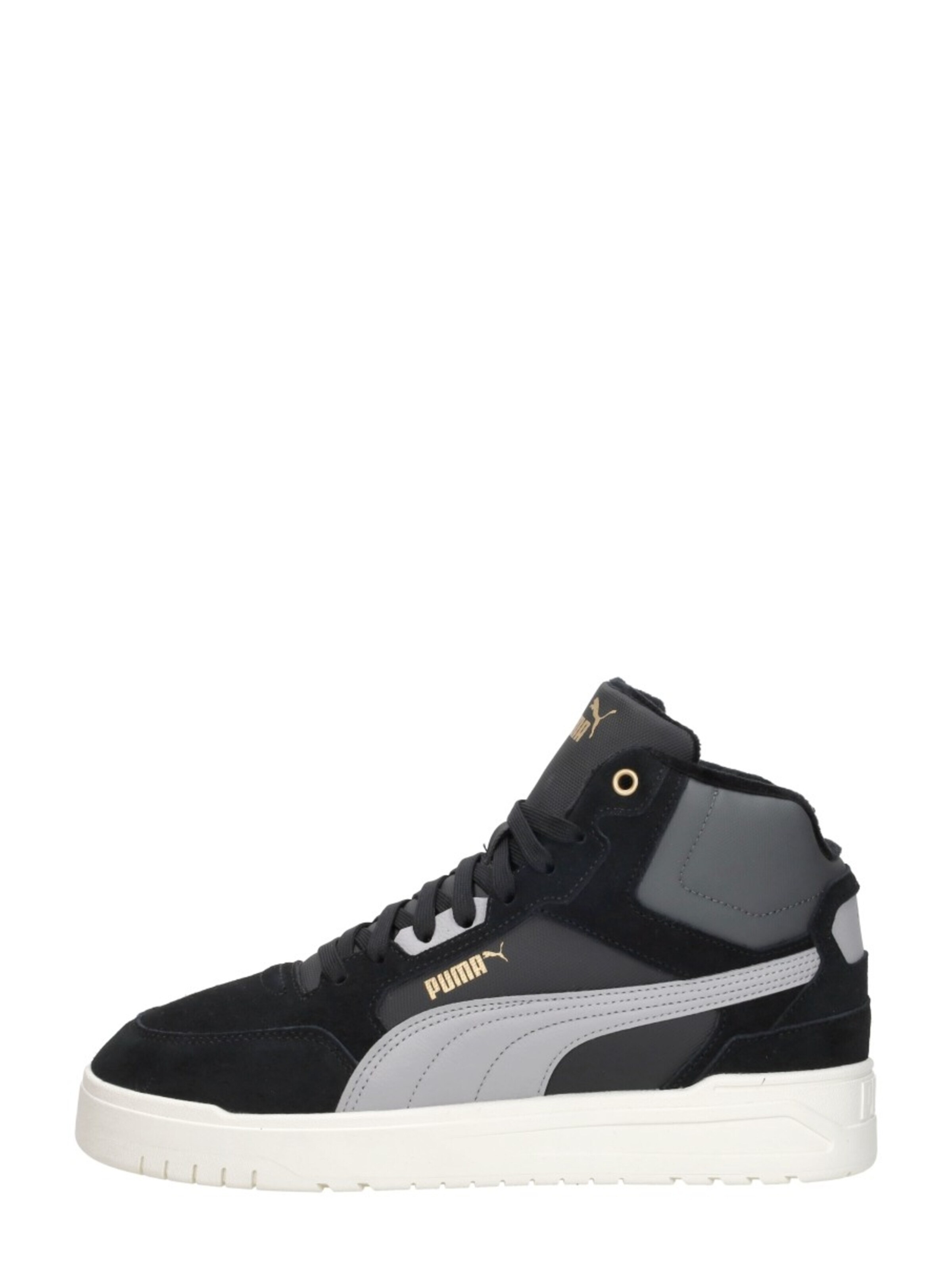 PUMA Sneakers hoog 'Shuffle Downtown' in Zwart: voorkant