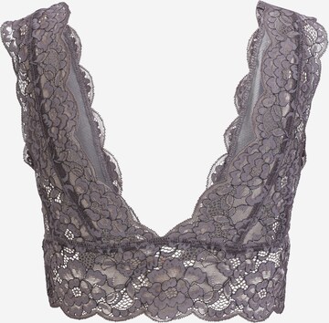 Free People Bustier BH 'HEARTBREAKER' in Grau