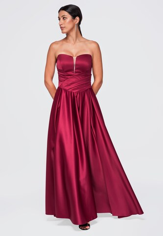 Ombre Evening dress in Red