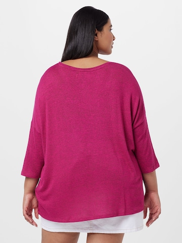 Vero Moda Curve Sweater 'BRIANNA' in Pink