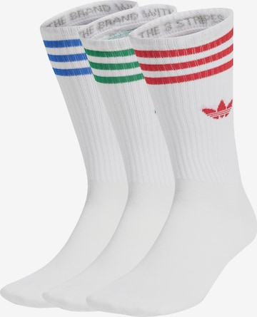 ADIDAS ORIGINALS Socken 'Solid Crew' in Weiß: Vorderseite