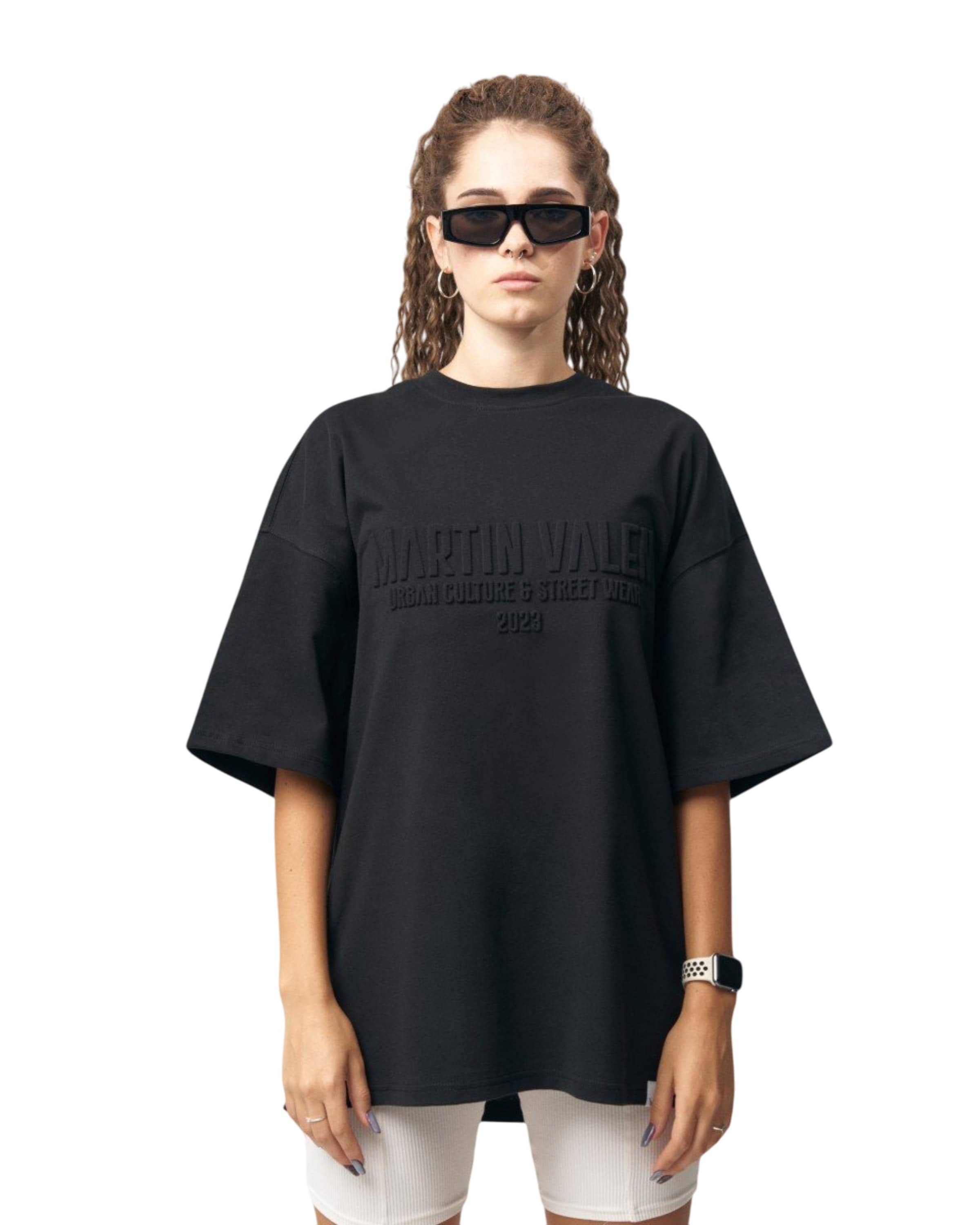 MARTIN VALEN T-Shirt in Schwarz: Vorderseite