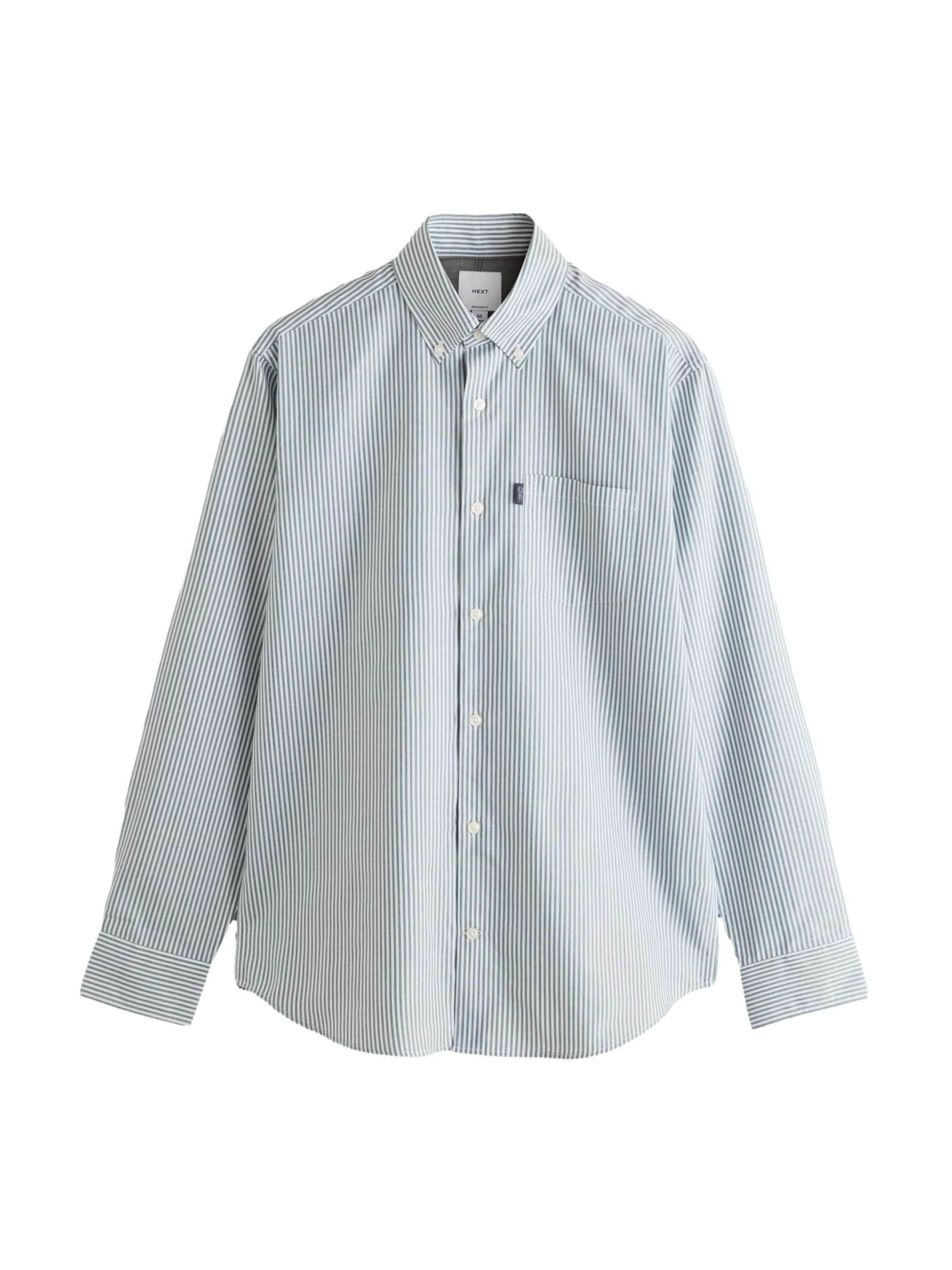 Next Regular fit Overhemd 'Easy Iron' in Groen: voorkant
