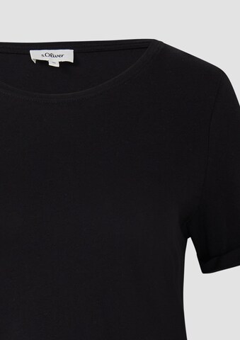 s.Oliver Shirt in Zwart