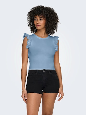 ONLY Top 'ONLMATHILDA' in Blauw: voorkant