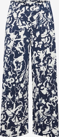 ICHI Broek 'KATE' in Blauw: voorkant