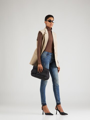 Skinny Jean 'Sadie' QS en bleu