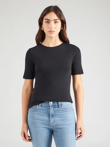 GAP Тениска в черно: отпред