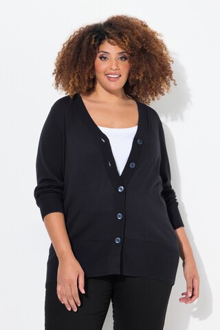 Ulla Popken Strickjacke in Blau