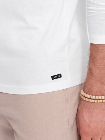 Ombre Shirt 'OM-LSCL-0107' in White
