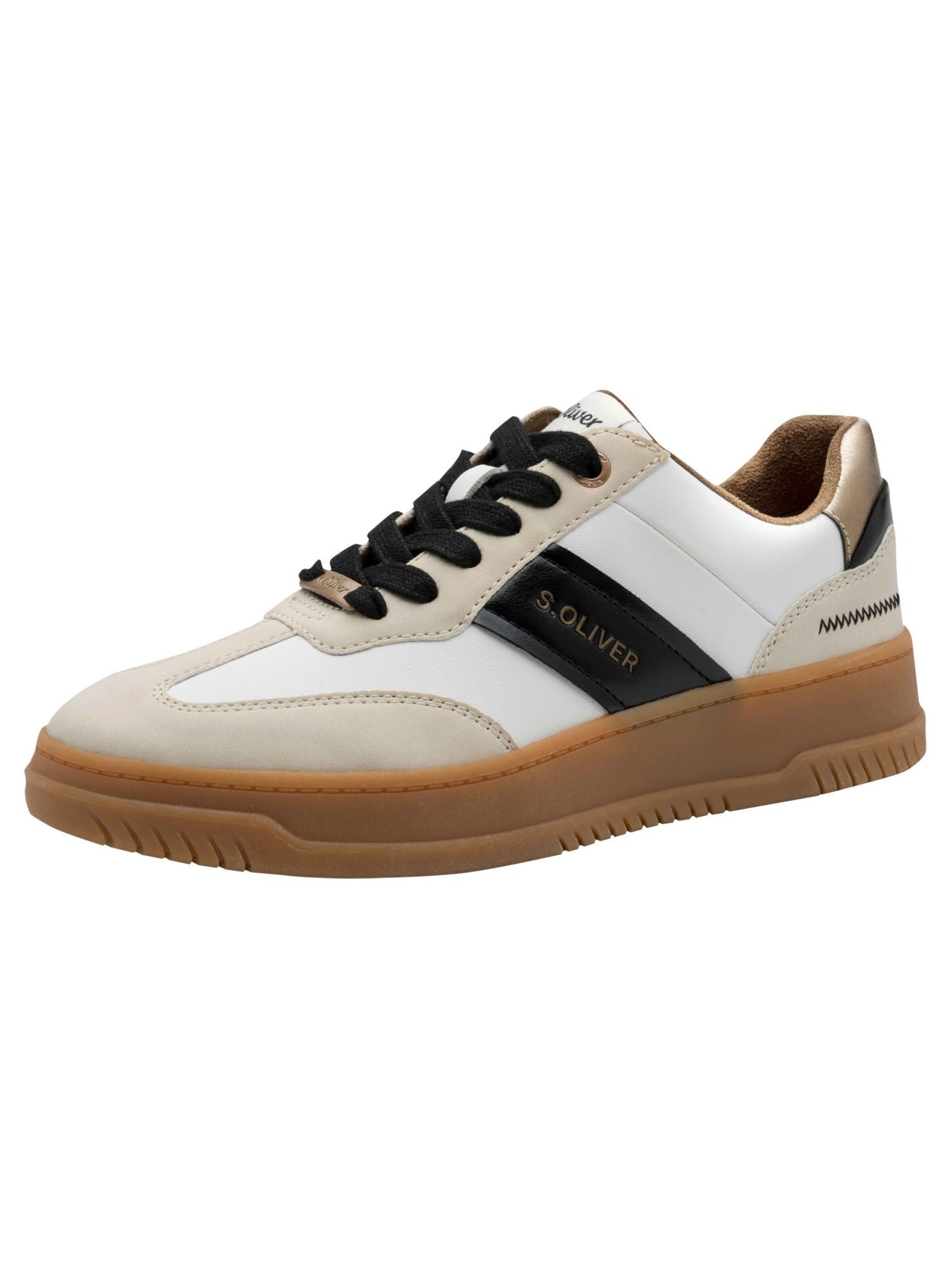 s.Oliver Sneaker in Beige: Vorderseite