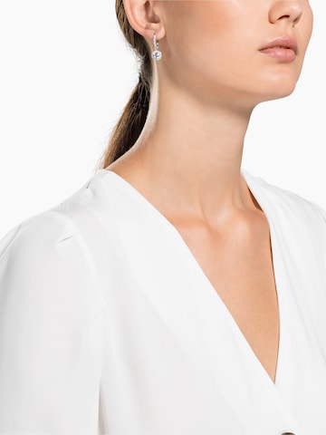 Swarovski Uhani 'Attract light' | srebrna barva