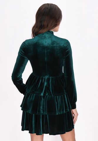 faina - Vestido de gala en verde