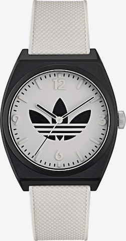 ADIDAS ORIGINALS Analog Watch 'Project Two' in White: front