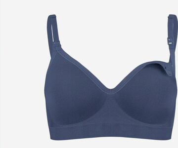 Bravado Designs T-shirt Nursing Bra 'The Plunge' in Blue