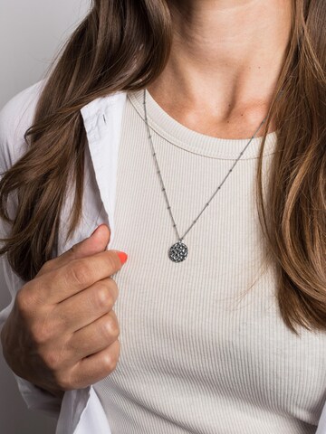 Akitsune Necklace 'Luminous' in Silver