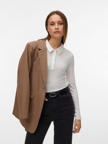 VERO MODA Overdel i hvid: forside