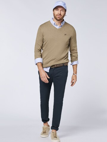 Polo Sylt Pullover in Beige