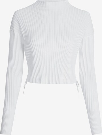 Calvin Klein Jeans Sweater in White: front