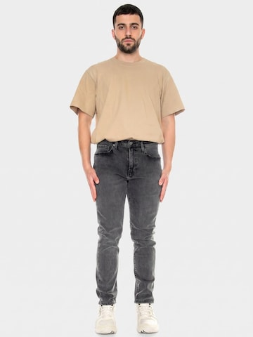 LEVI'S ® Slimfit Jeansy '511 Slim Overnighter Black' w kolorze szary