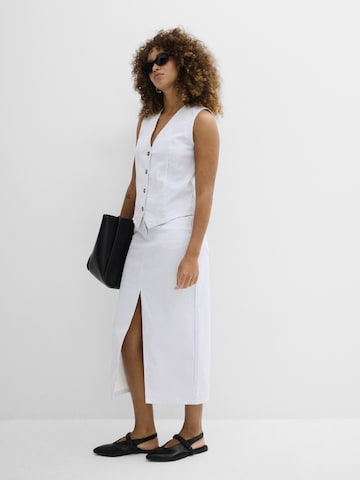 bonprix Suit Vest in White
