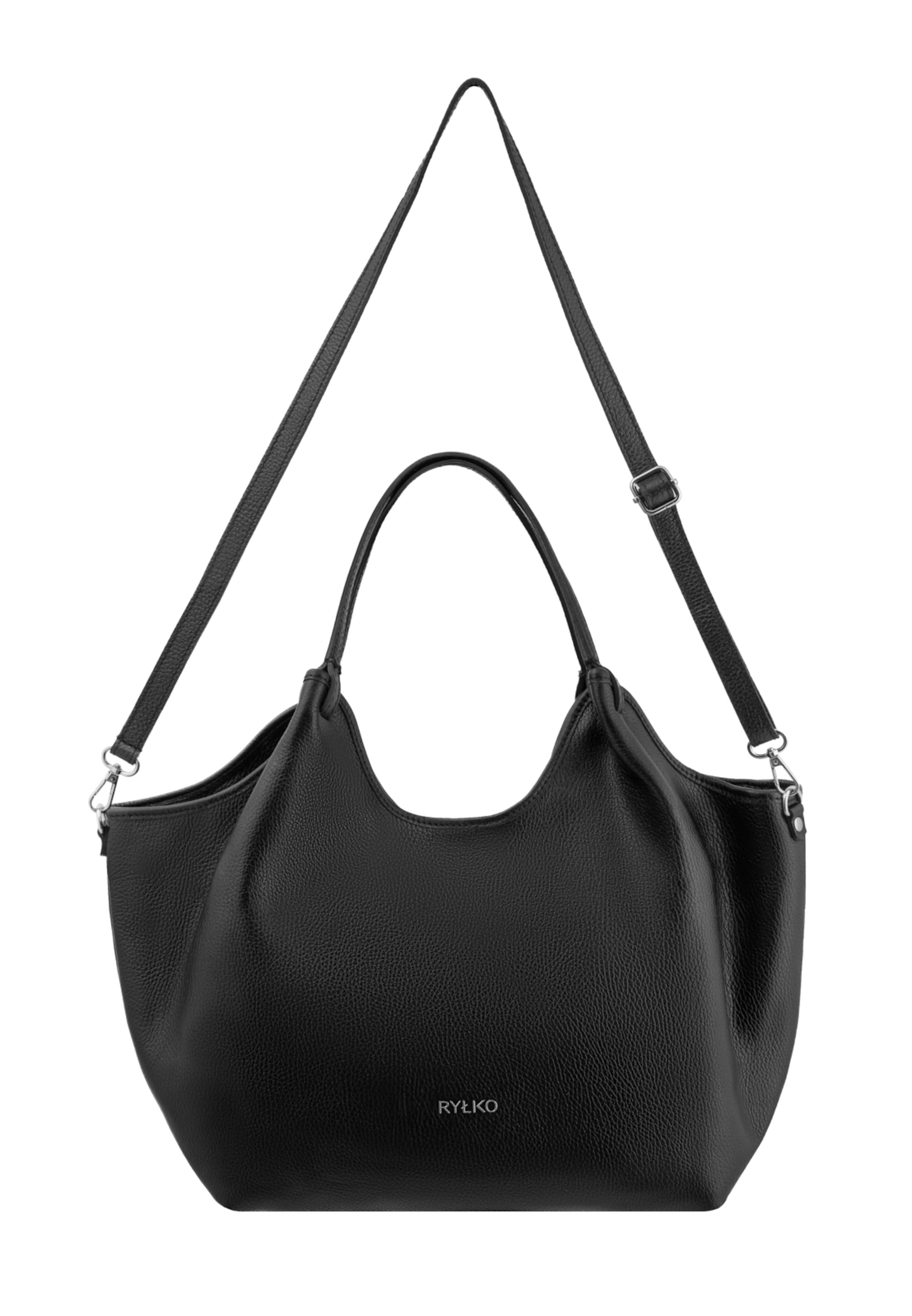 RYŁKO - Shopper em preto: frente