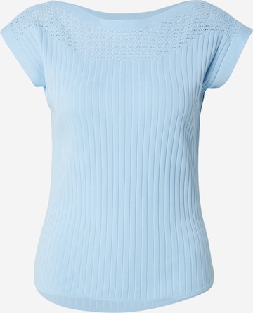 Pulover de la Trend Alaçatı Stili pe albastru: față