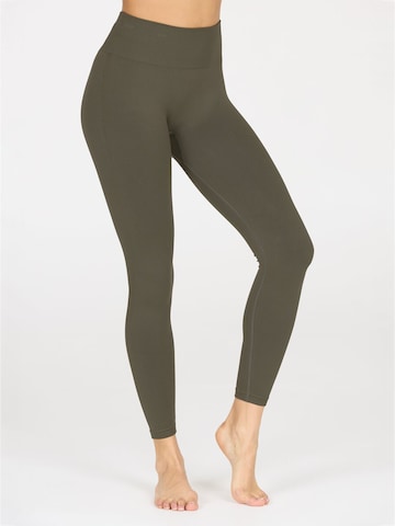 Athlecia - Skinny Pantalón deportivo 'Nagar V2' en verde: frente