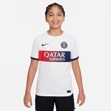 NIKETehnička sportska majica 'Paris Saint-Germain 23-24' - bijela boja: prednji dio