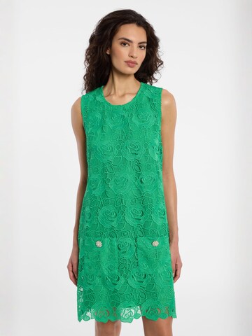 Ana Alcazar Jurk ' Daena ' in Groen: voorkant