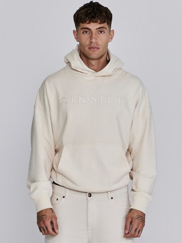SikSilk Sweatshirt in Beige: front