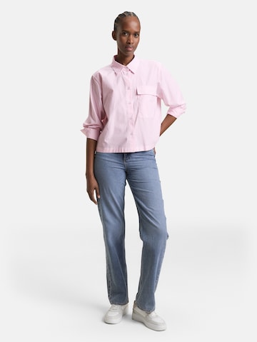 TOM TAILOR DENIM Bluse in Pink
