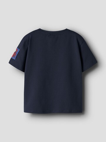 NAME IT Shirt 'Spider-Man' in Blauw