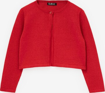 Gulliver Knit Cardigan in Red: front