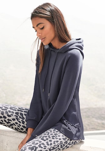 LASCANA Sweatshirt in Grey: front