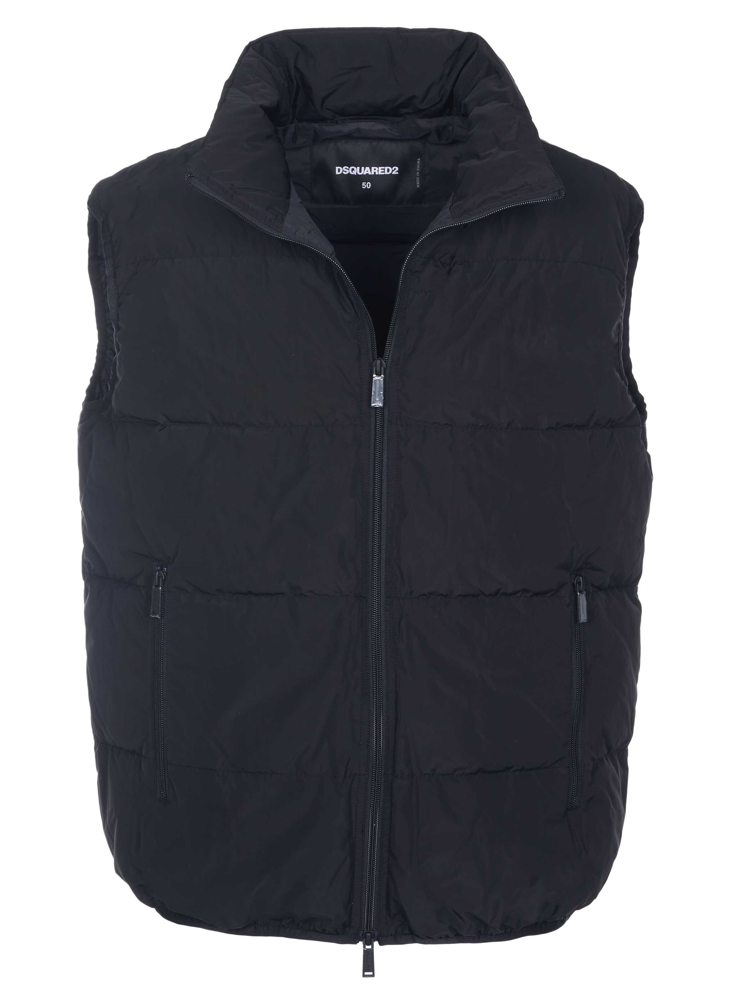 DS2 Vest in Black: front