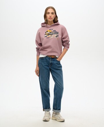 Superdry Sweatshirt 'Tokyo' in Lila