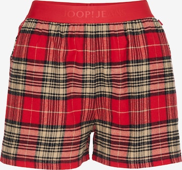 JOOP! - Pantalón de pijama 'After Dark' en rojo: frente