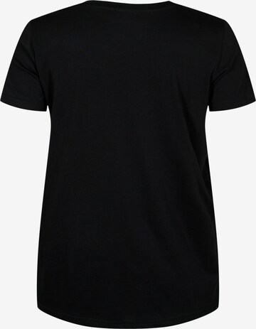 T-shirt 'ALOGO' Active by Zizzi en noir