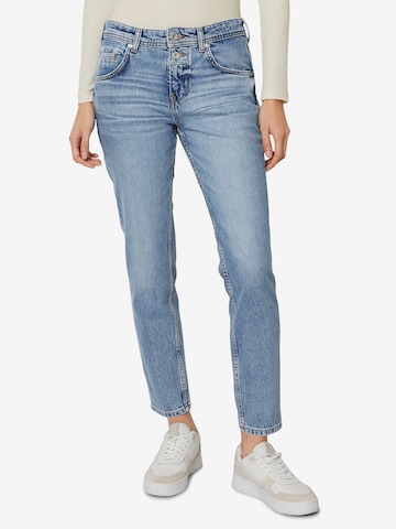 Marc O'Polo Loosefit Jeans 'THEDA' in Blauw: voorkant