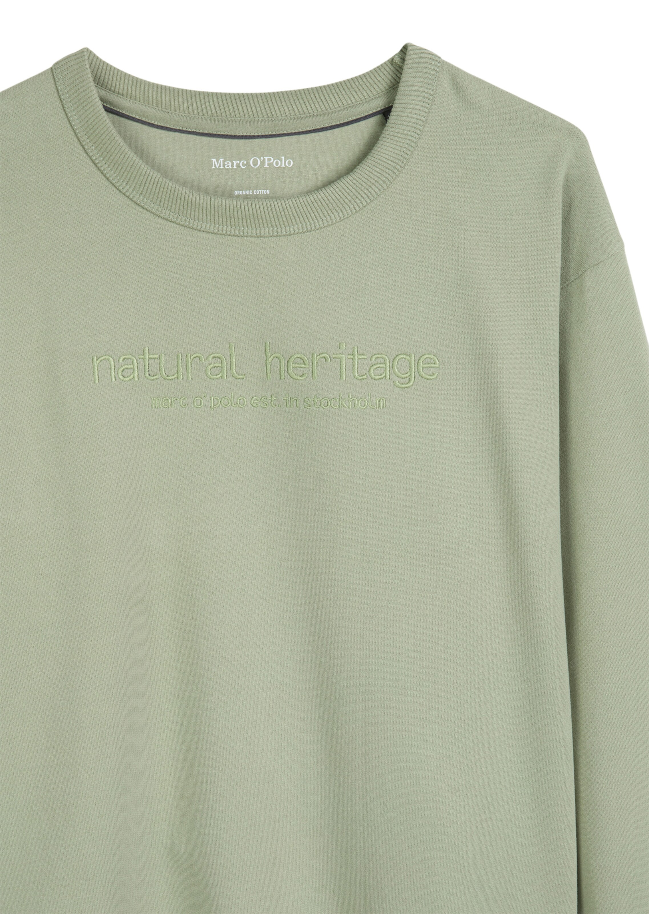 Marc O'Polo Sweatshirt in Grün