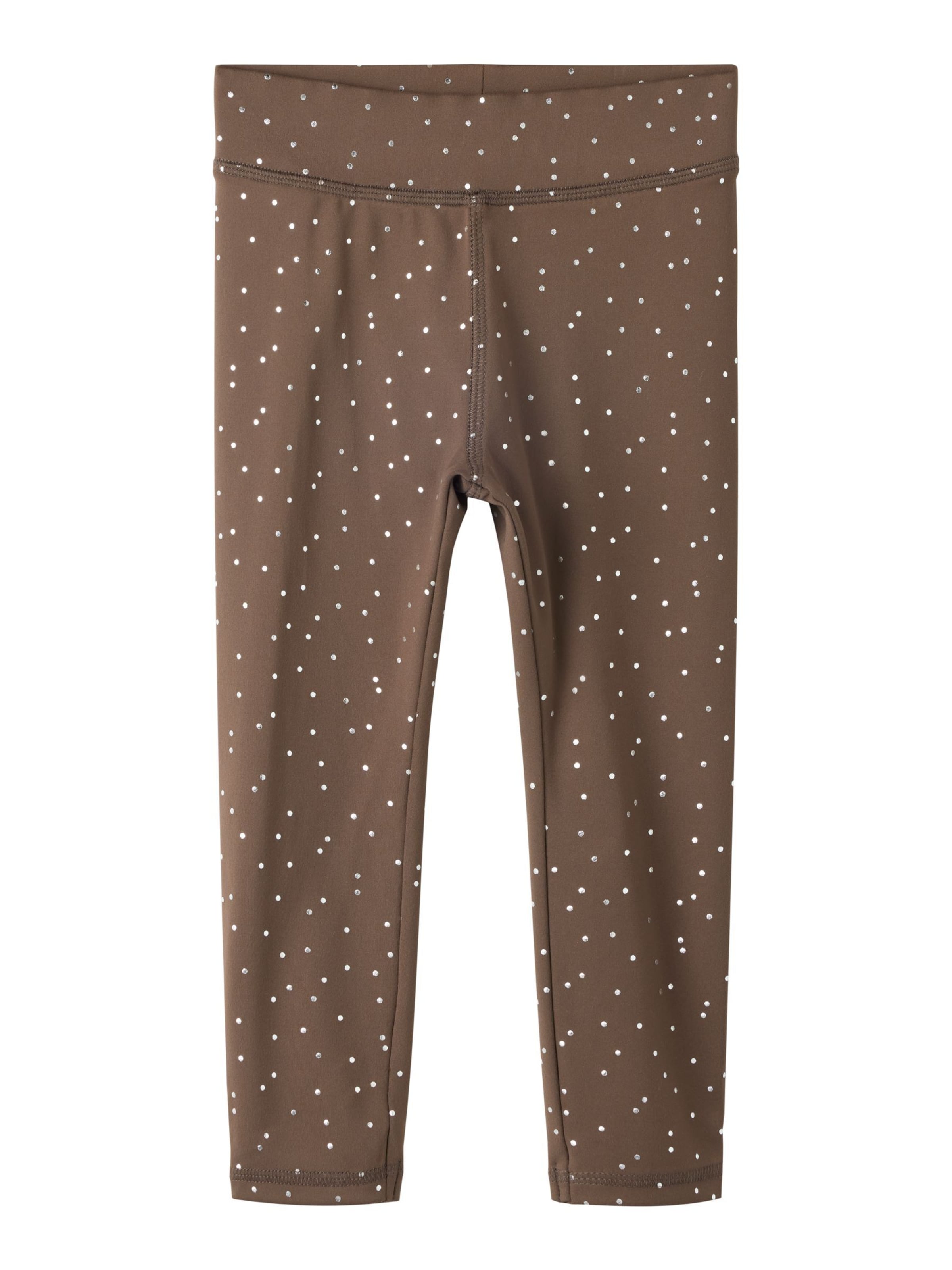 NAME IT - regular Leggings en marrón: frente