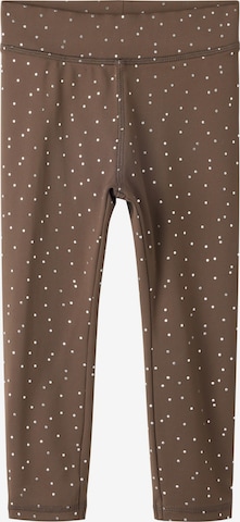 NAME IT - regular Leggings en marrón: frente