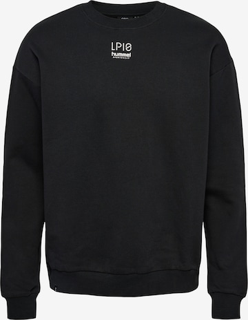 Hummel Sportsweatshirt 'LP10' in Zwart: voorkant
