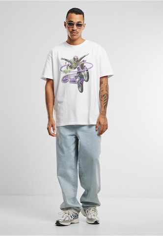 MT Upscale - Camiseta 'Moto' en blanco