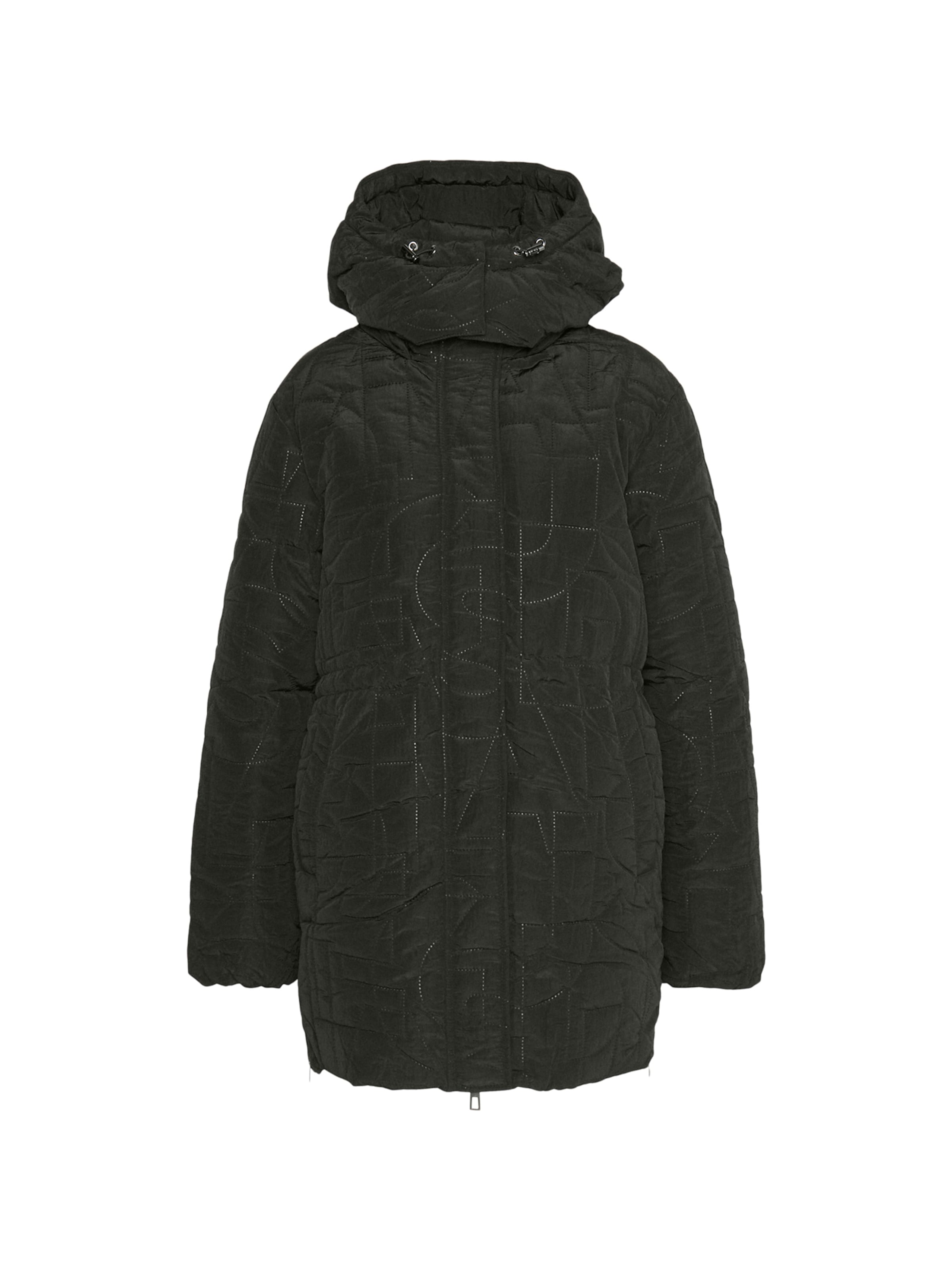 Desigual Φθινοπωρινό και ανοιξιάτικο μπουφάν σε μαύρο: μπροστά