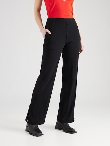 Calvin Klein Jeans Bootcut Bukse i svart: forside