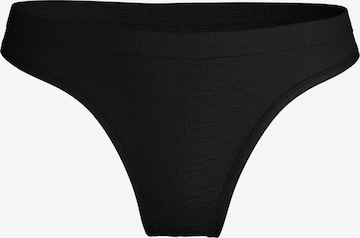 CALIDA String 'Seamless Natural' in Schwarz: Vorderseite